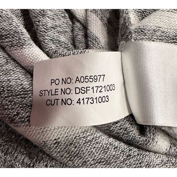 NWOT 41 Hawthorn Women's Striped Long Dolman Sleeves Pullover Hoodie Size L - Picture 8 of 8